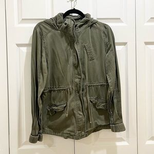 Bajee Collection Green Utility Jacket Large